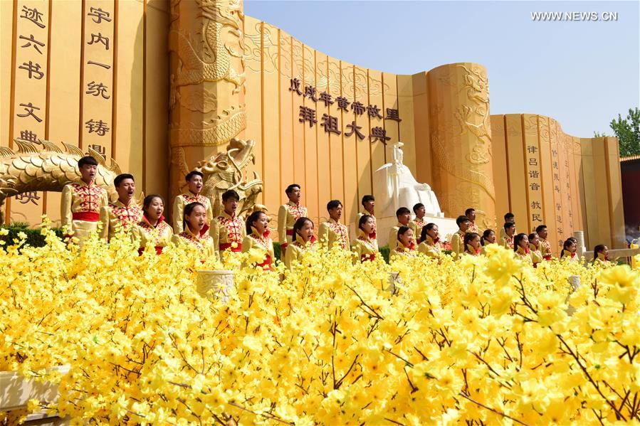 CHINA-ZHENGZHOU-HUANGDI-WORSHIP(CN)