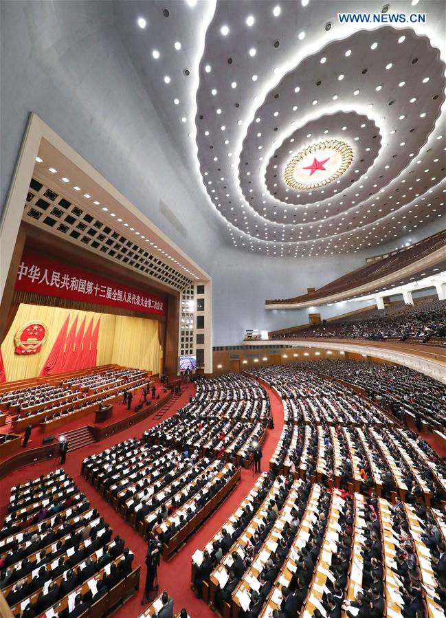 (TWO SESSIONS)CHINA-BEIJING-NPC-SECOND PLENARY MEETING (CN)