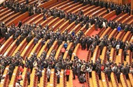 2014年兩會(huì)：離場隊(duì)伍齊刷刷