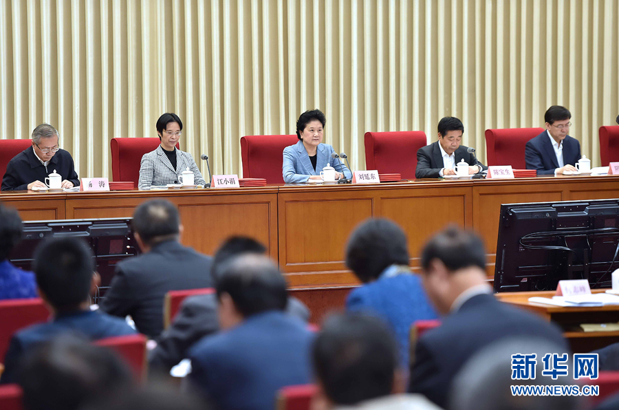 10月20日，中共中央政治局委員、國務(wù)院副總理、國務(wù)院督導(dǎo)委員會(huì)主任劉延?xùn)|在北京出席深化教育督導(dǎo)改革暨第十屆國家督學(xué)聘任工作會(huì)議并講話。新華社記者 李濤 攝