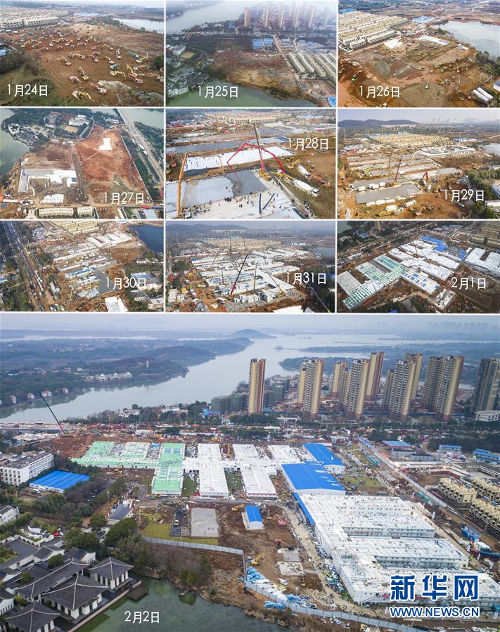 （新華全媒頭條&middot;圖文互動）（17）&ldquo;火神&rdquo;戰(zhàn)瘟神&mdash;&mdash;火神山醫(yī)院10天落成記