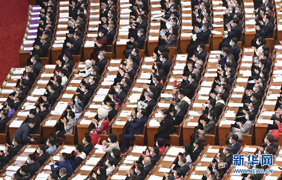 （兩會(huì)·人大開(kāi)幕·XHDW）（17）十三屆全國(guó)人大三次會(huì)議在京開(kāi)幕