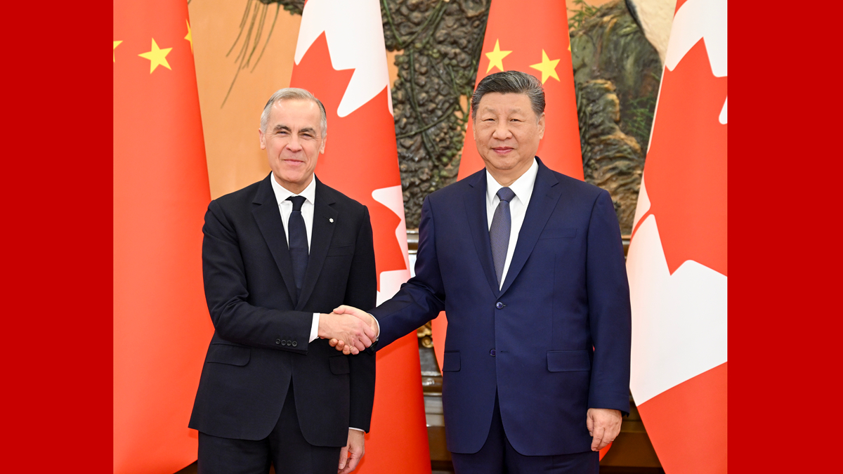 習近平會見加拿大總理卡尼
