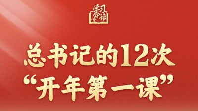 總書記的12次“開年第一課”