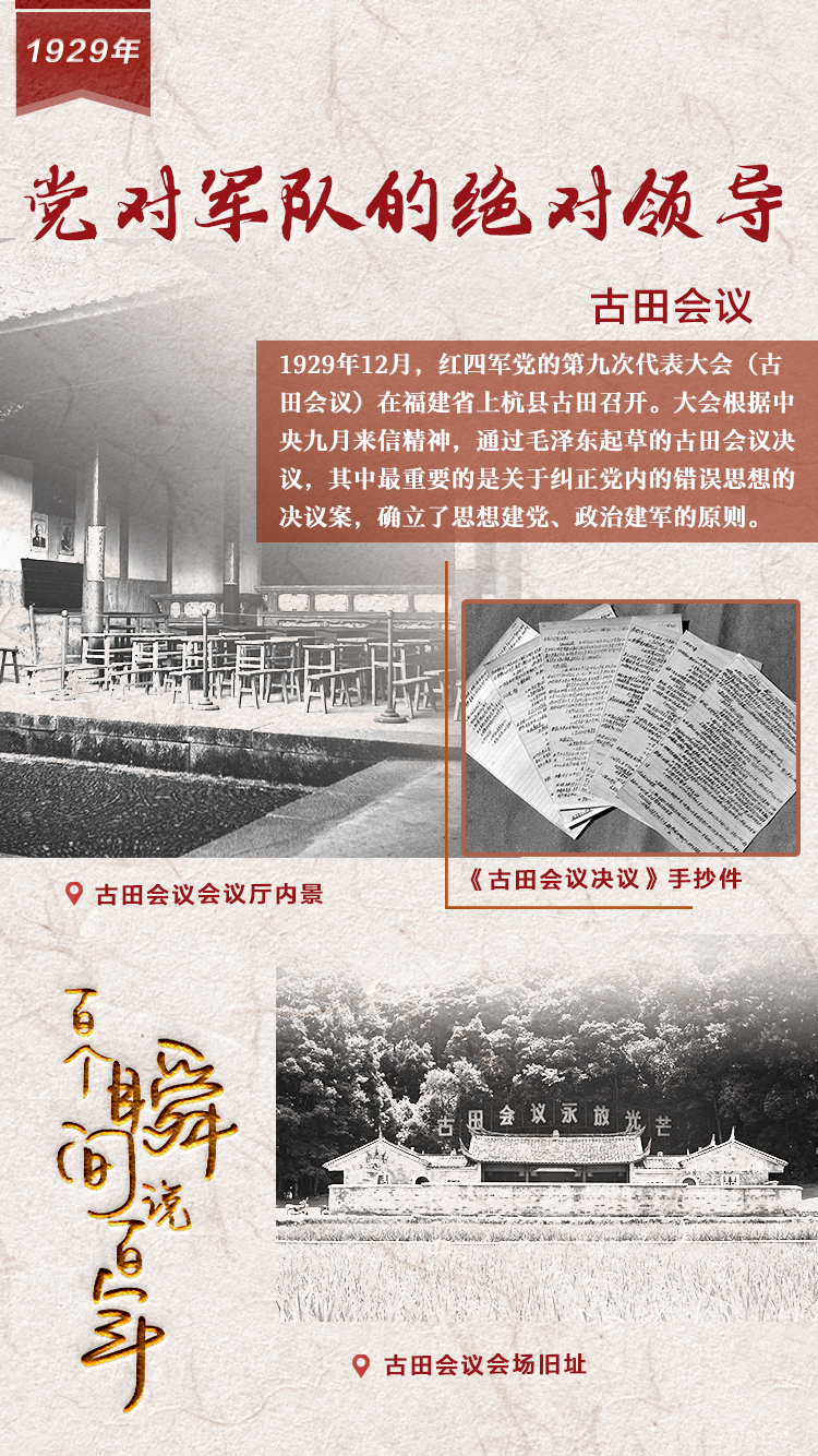 1929，黨對軍隊的絕對領(lǐng)導(dǎo)