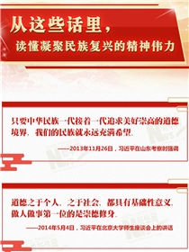 從這些話里，讀懂凝聚民族復(fù)興的精神偉力