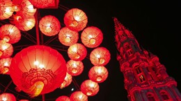 元宵花燈點亮&ldquo;歐洲心臟&rdquo;