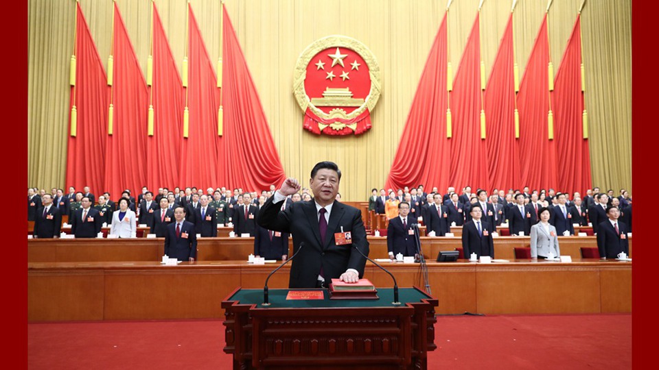 習(xí)近平當(dāng)選國家主席、中央軍委主席