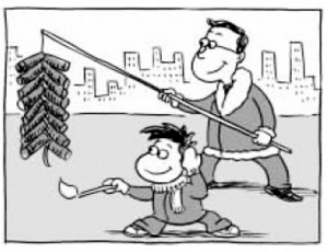 春節(jié)若遇霧霾，煙花怎么放？