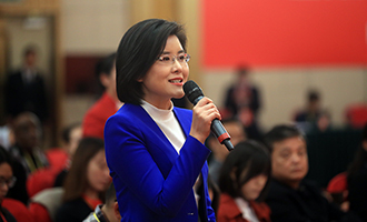 中央電視臺、中國國際電視臺記者提問