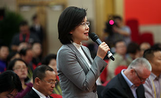 中央電視臺(tái)、中國(guó)網(wǎng)絡(luò)電視臺(tái)記者提問