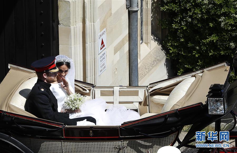 (國(guó)際)(4)英國(guó)哈里王子與梅根·馬克爾在溫莎城堡舉行婚禮