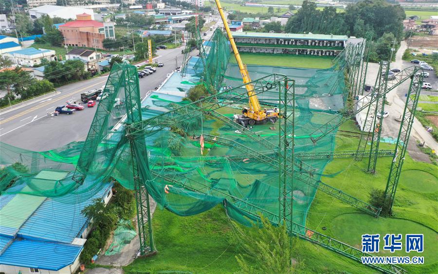 (國際)(5)超強臺風(fēng)“美莎克”過境韓國致1死1傷