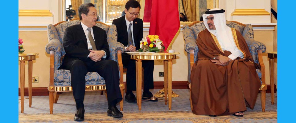 俞正聲會(huì)見巴林王儲(chǔ)薩勒曼