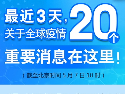 【圖解】最近3天，關于全球疫情20個重要消息在這里！